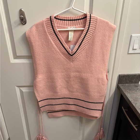 NWT Free People All Star Stripe Poncho - Picture 2 of 5